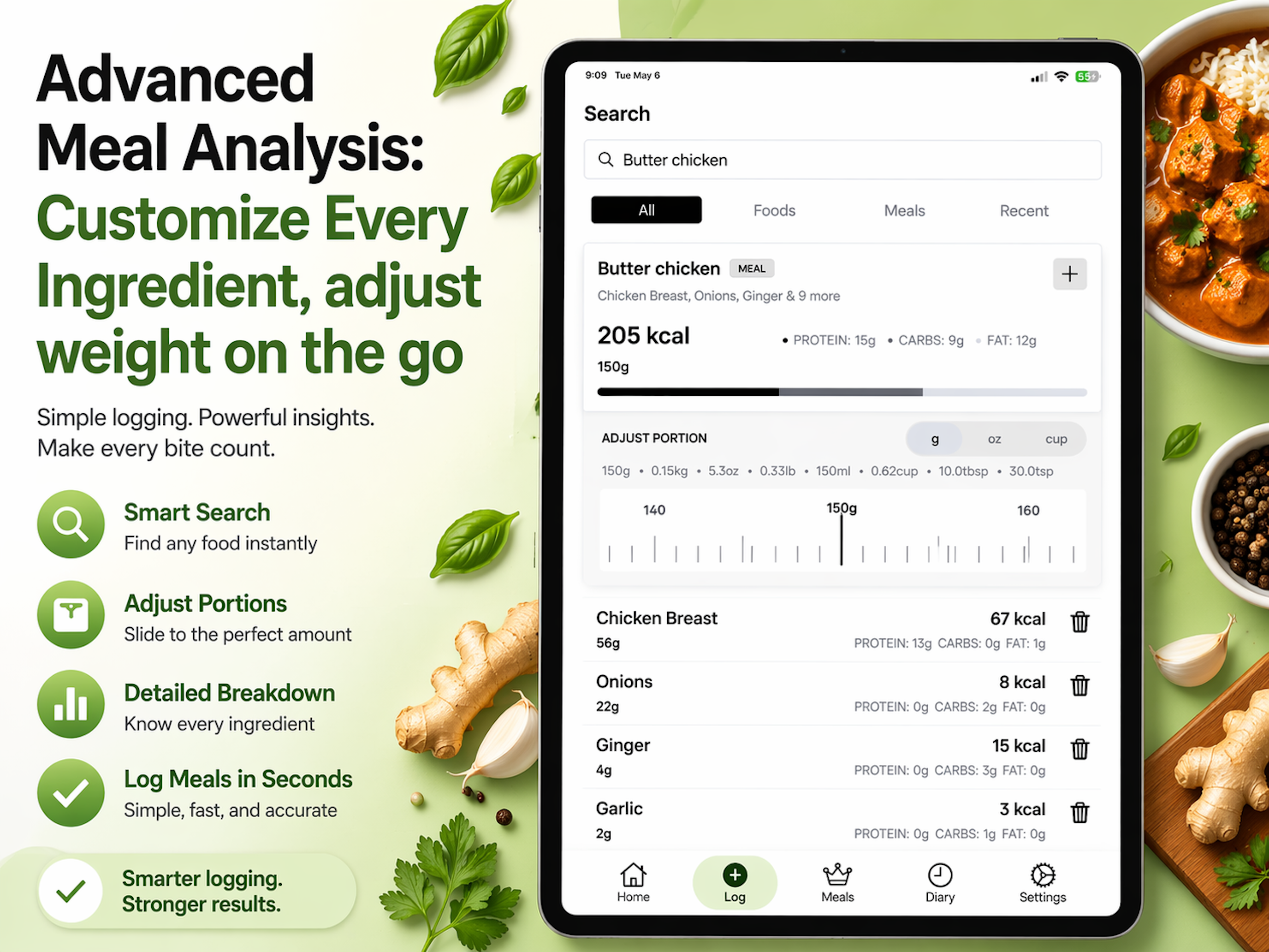 Smart Meal Logging